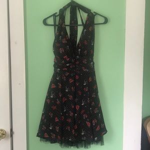 Halter top rockabilly dress